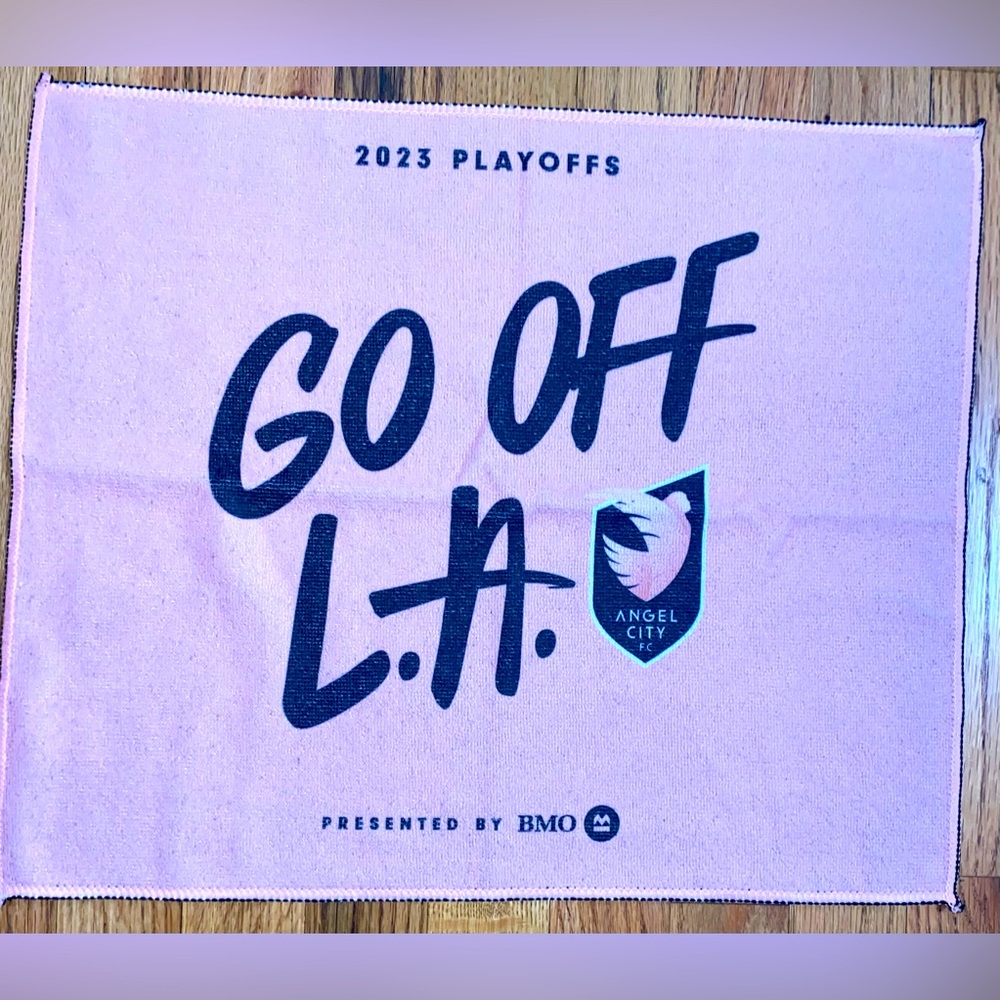 Los Angeles Angel City FC NWSL Rally Towel - 2023 Playoffs